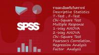 รับทำวิจัย รับทำวิทยานิพนธ์ วิเคราะห์ผลโปรแกรม spss 